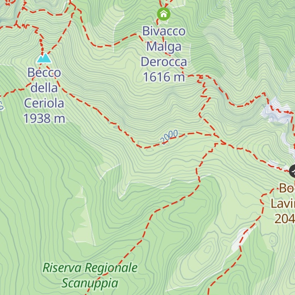 Map of Cima del Campigolet