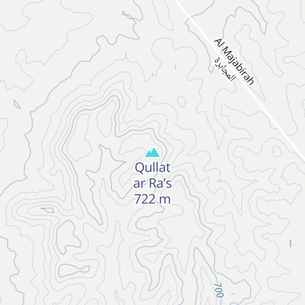 Map of Qullat ar Ra’s