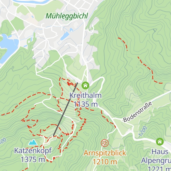Map of Kreithalm