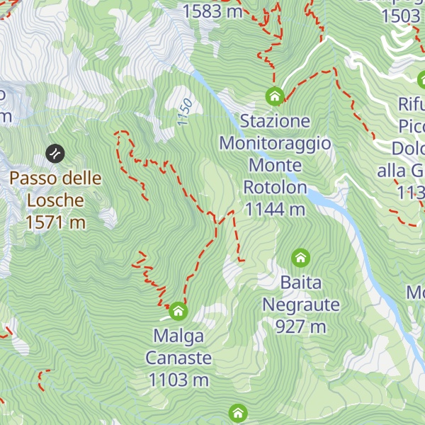 Map of Malga Lorpodo