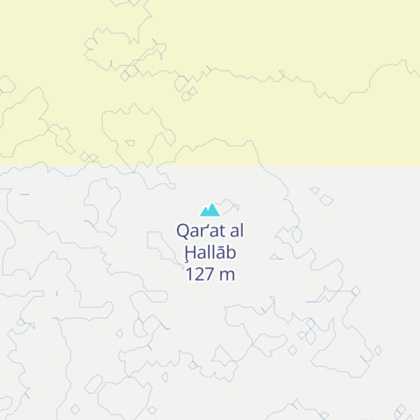 Map of Qar‘at al Ḩallāb