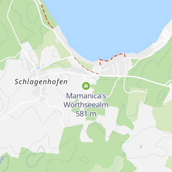 Map of Mamanica's Wörthseealm