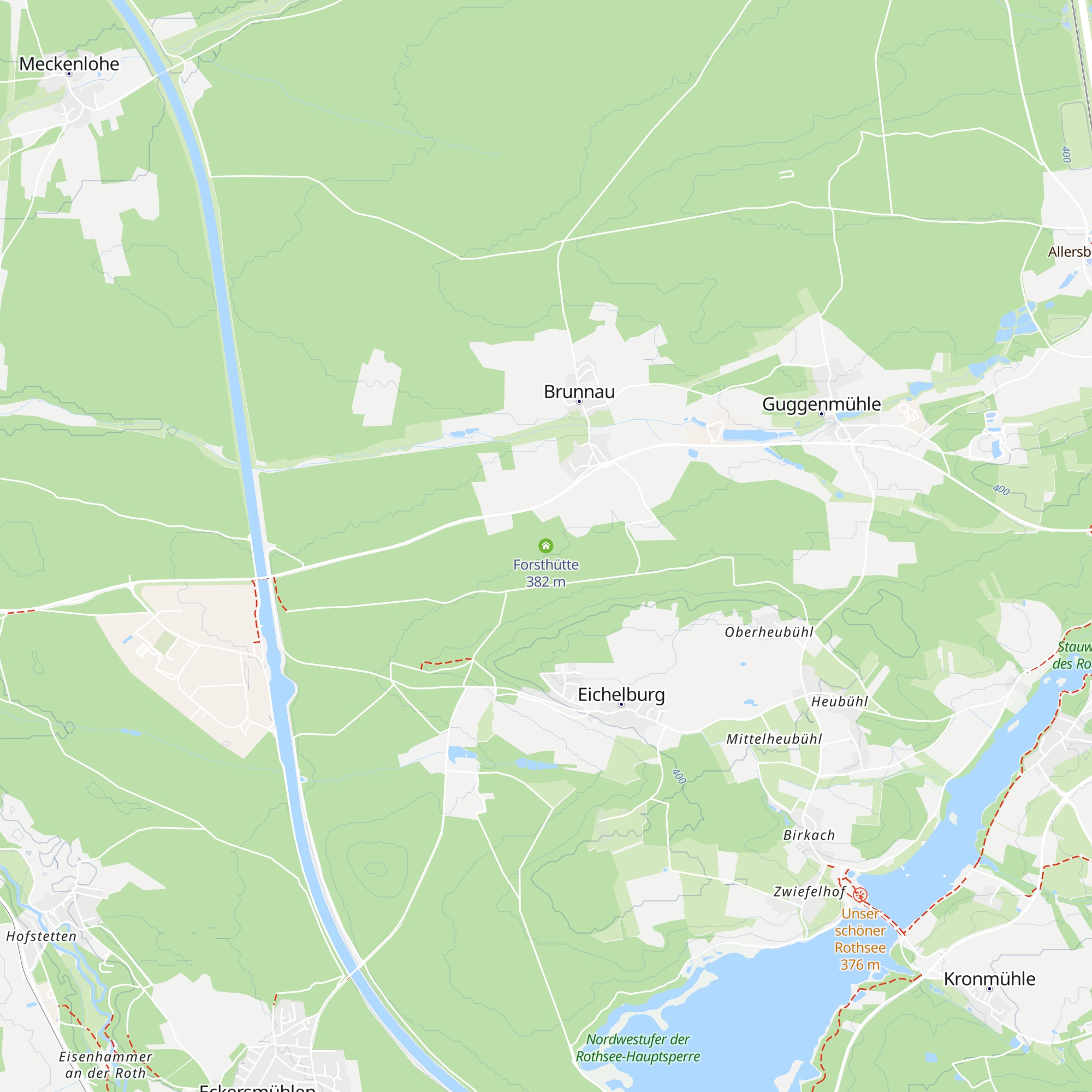 Forsthütte map