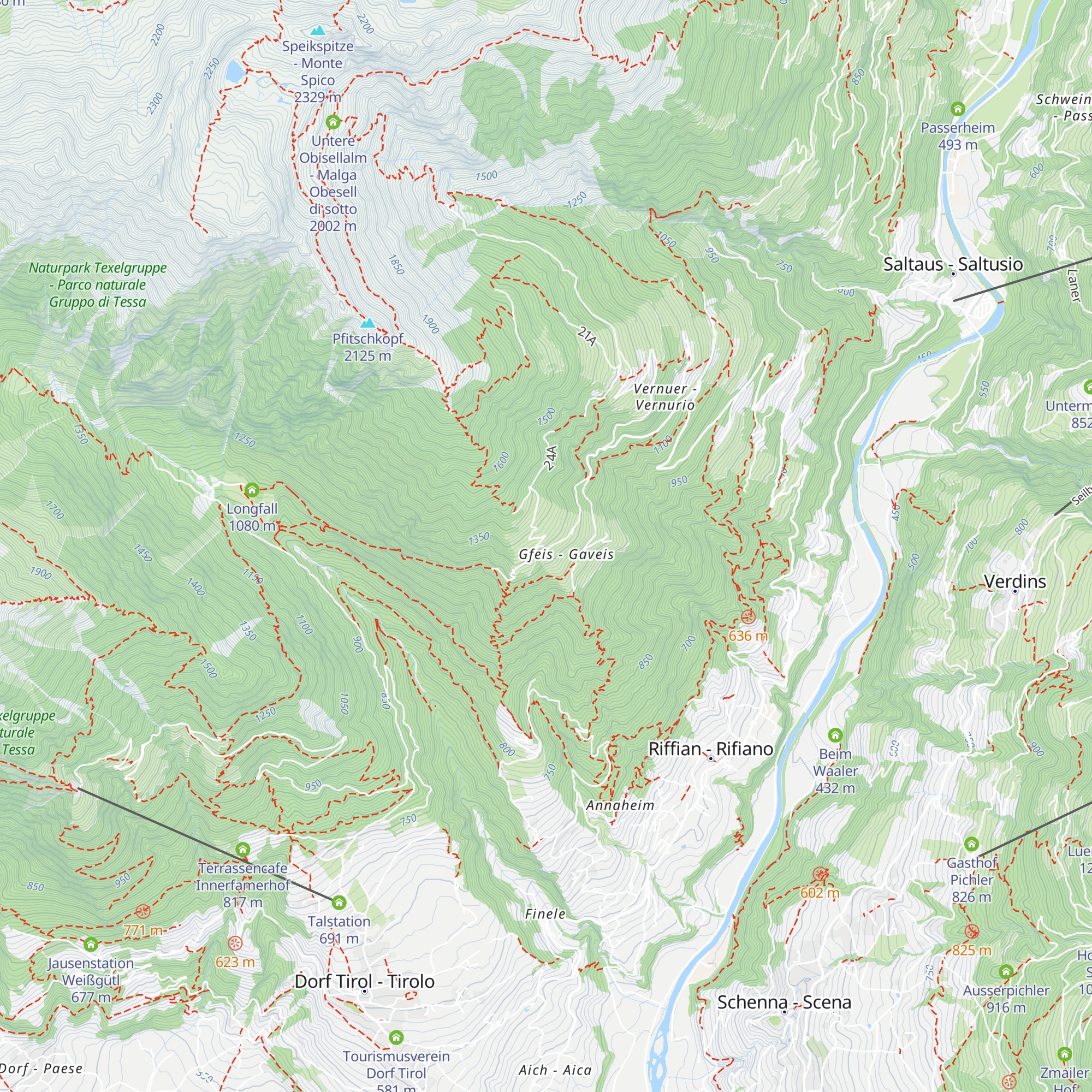 Gasthof Walde map