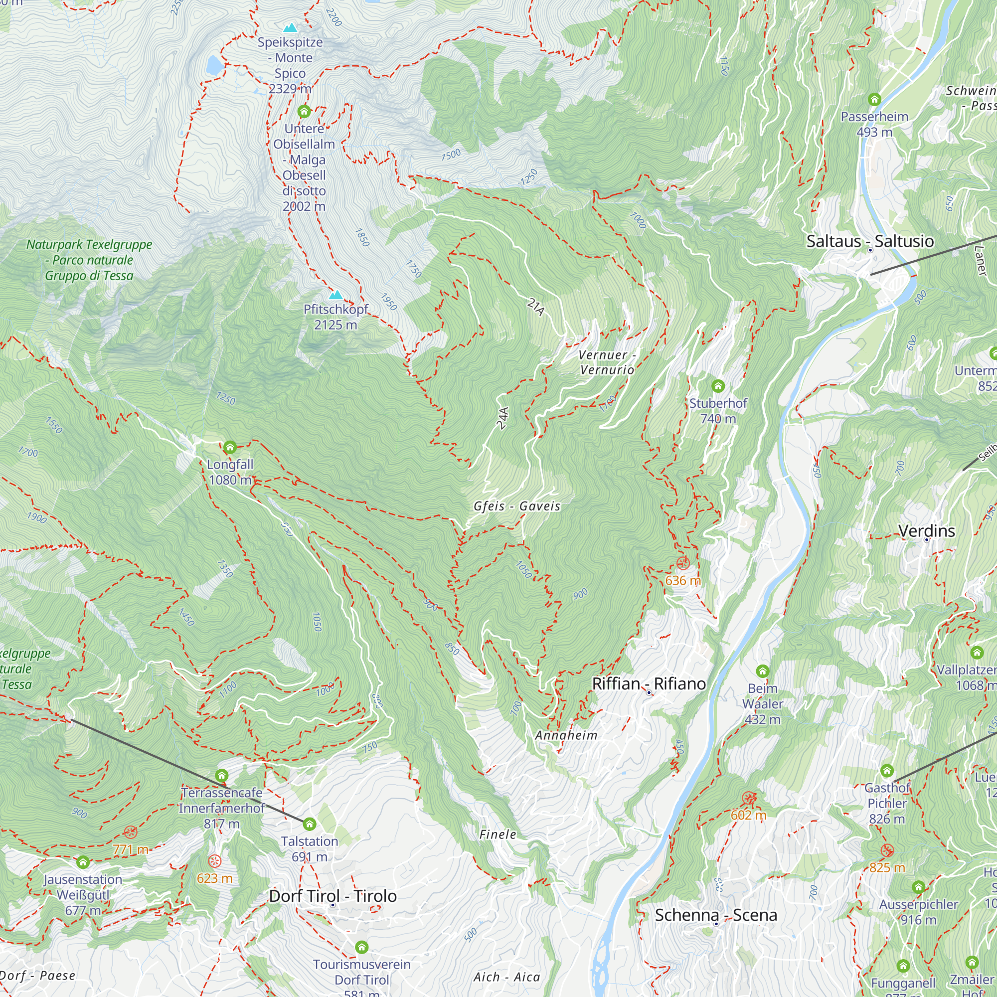 Gasthof Walde map