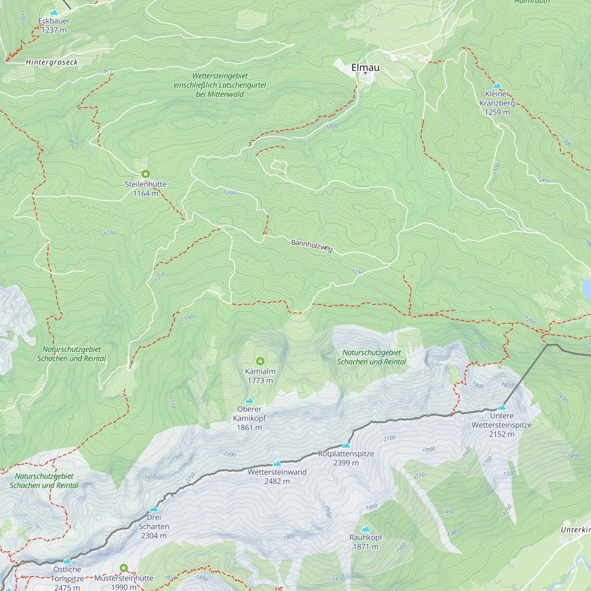 Windfallhütte map