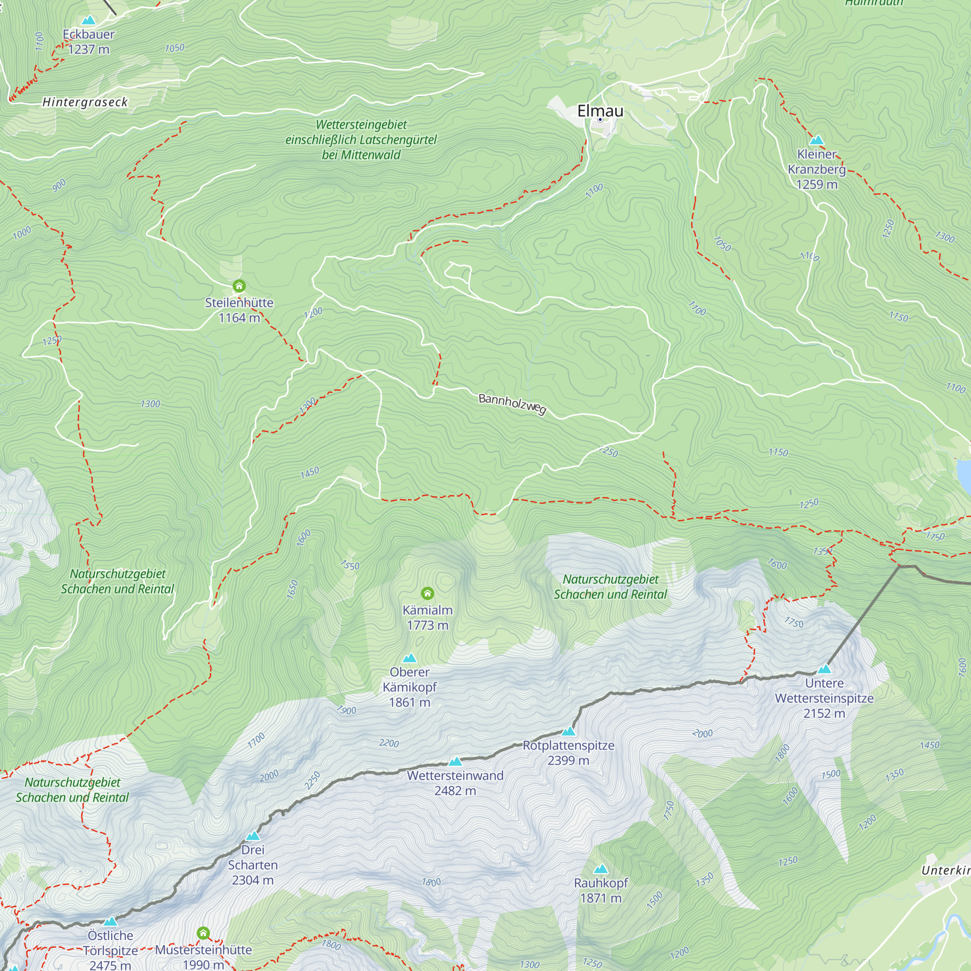 Windfallhütte map