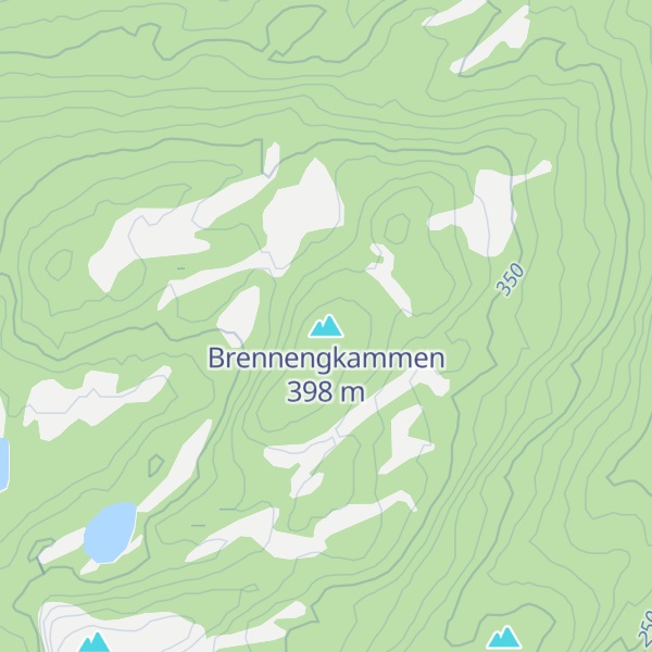 Map of Brennengkammen