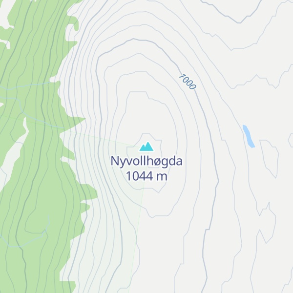 Map of Nyvollhøgda