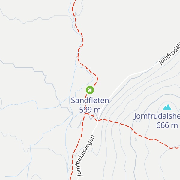 Map of Sandfløten