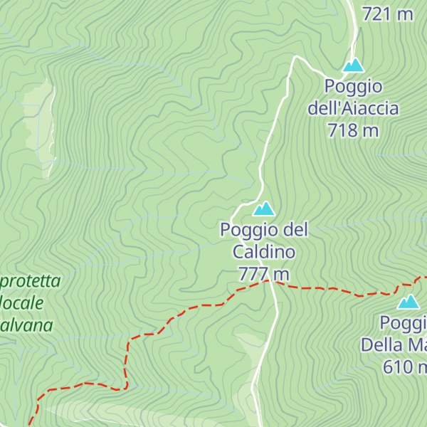 Map of Monte il Prataccio