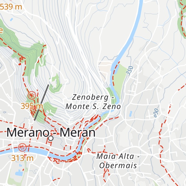 Map of Cima del Vento