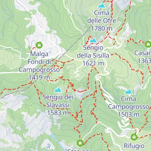 Map of Rifugio "Città di Schio"