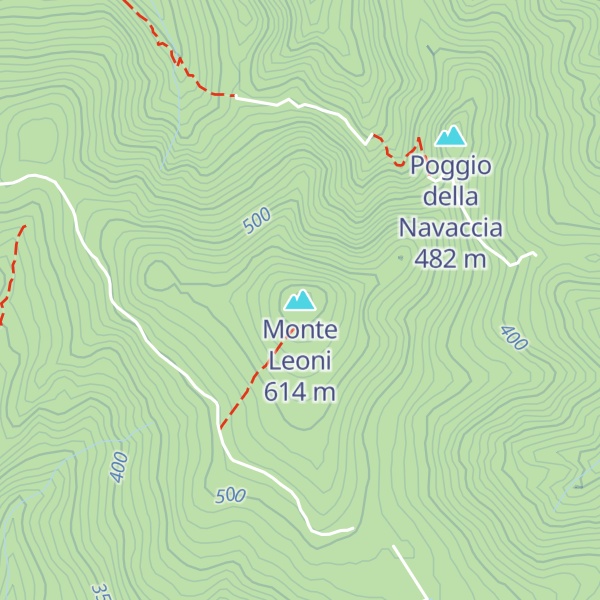 Map of Monte Leoni