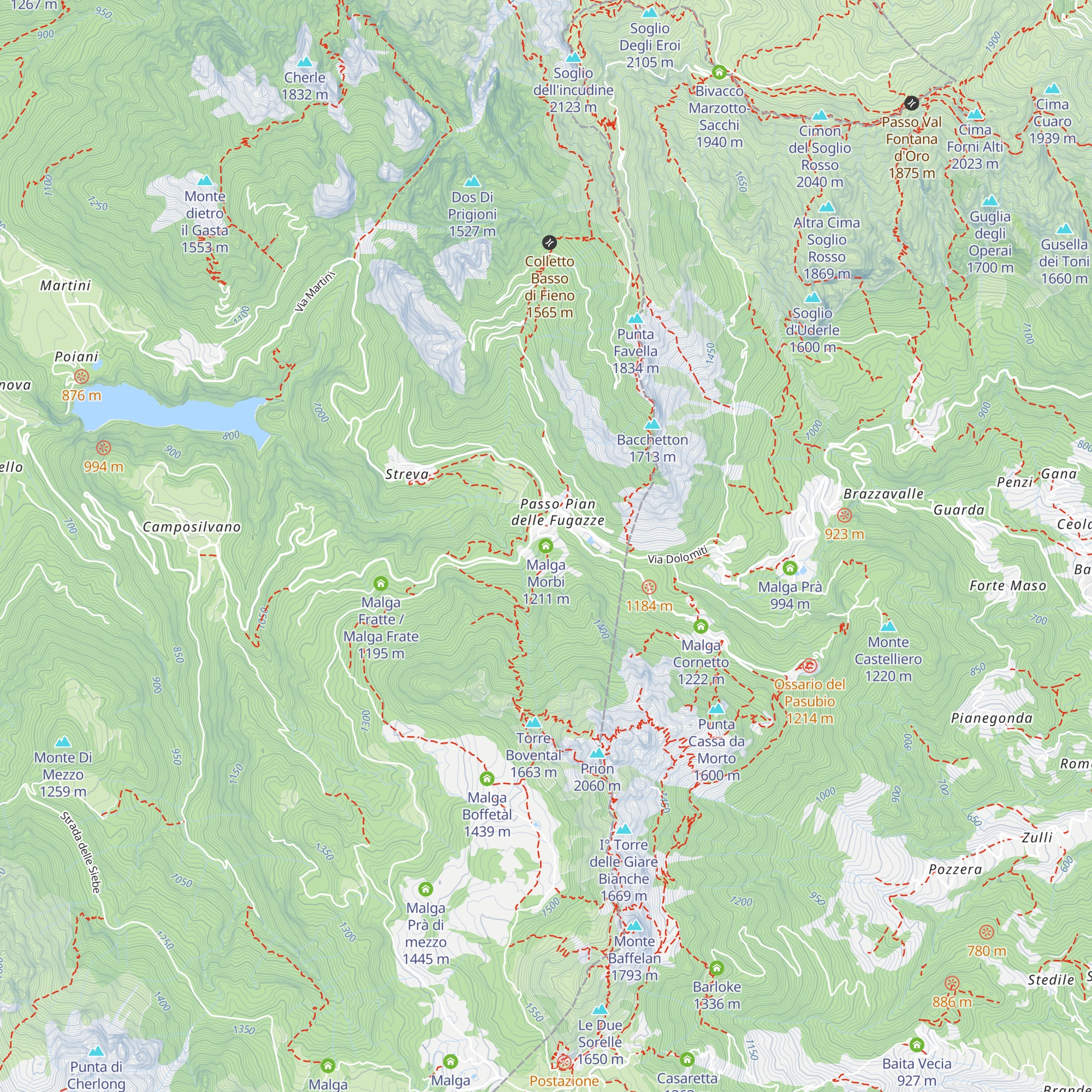 Malga Morbi map