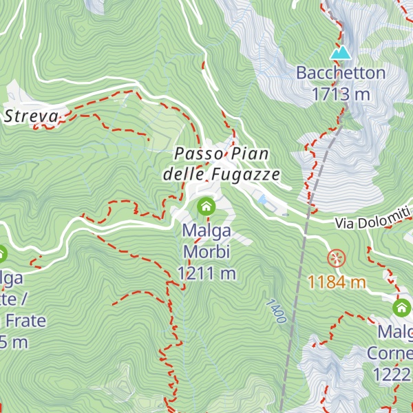 Map of Malga Morbi