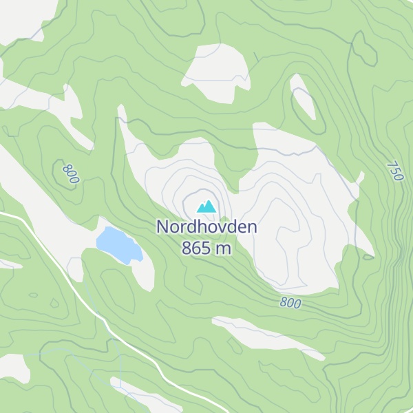 Map of Nordhovden