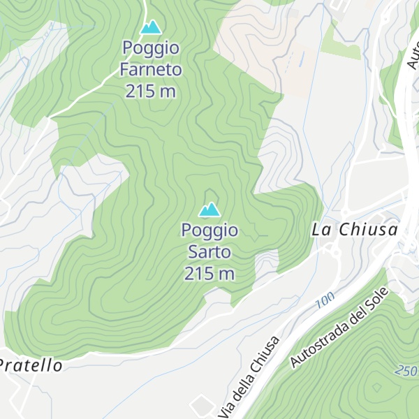 Map of Poggio Sarto