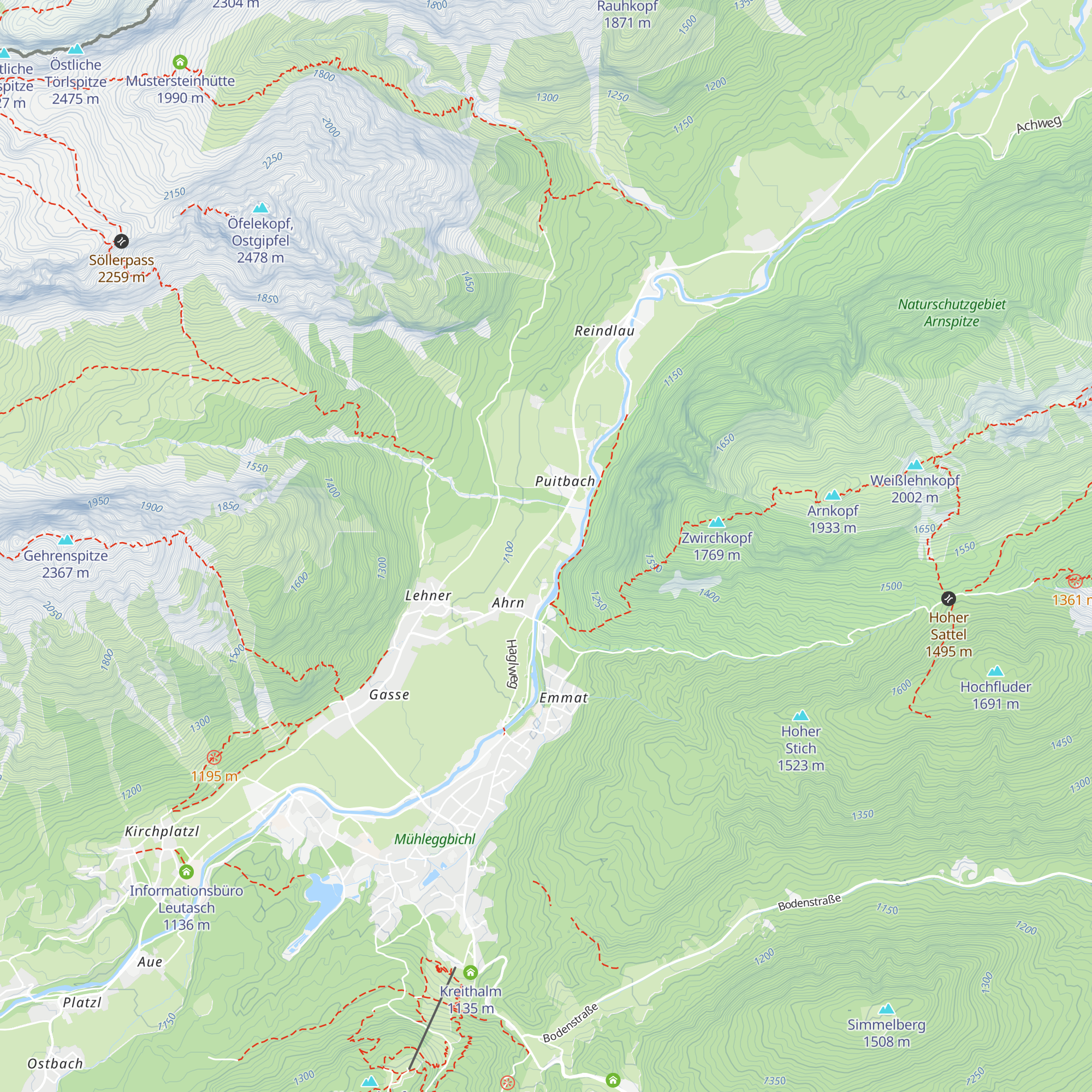Haus Gabriele map