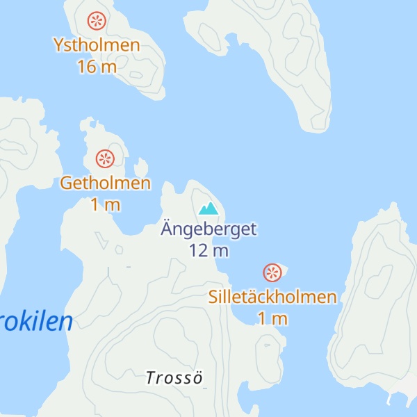 Map of Ängeberget