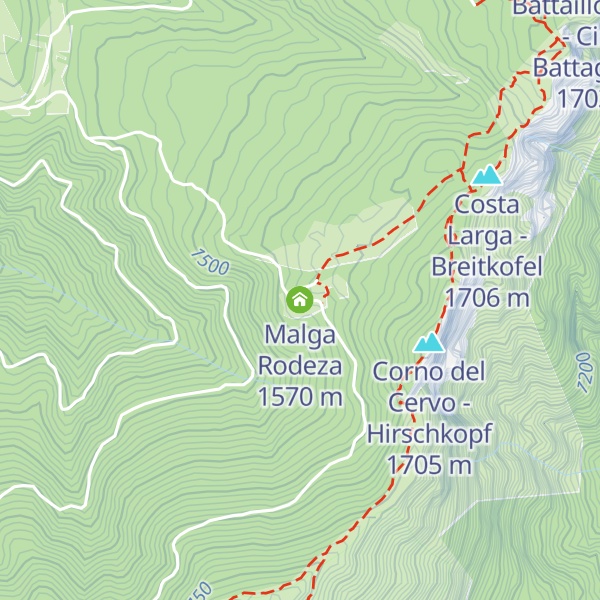 Map of Malga Rodeza