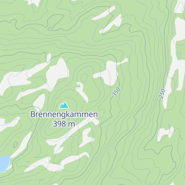 Map of Kjerrenghalla
