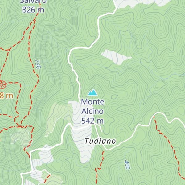 Map of Monte Alcino