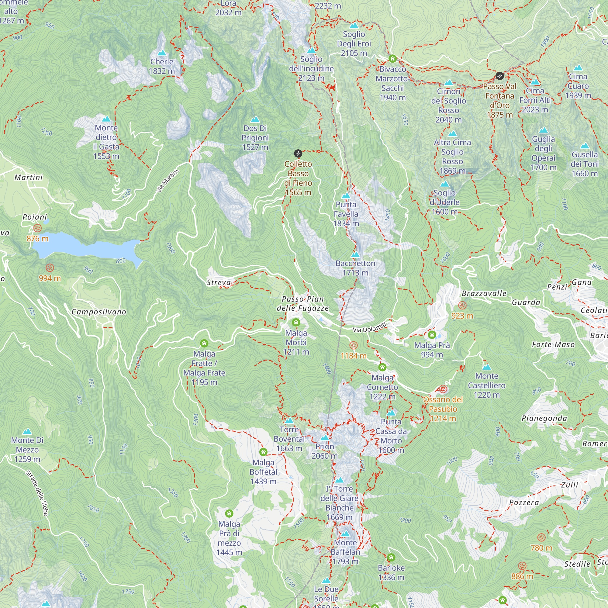 Albergo al Passo map