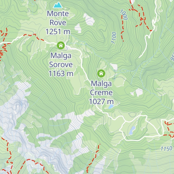 Map of Malga Raute