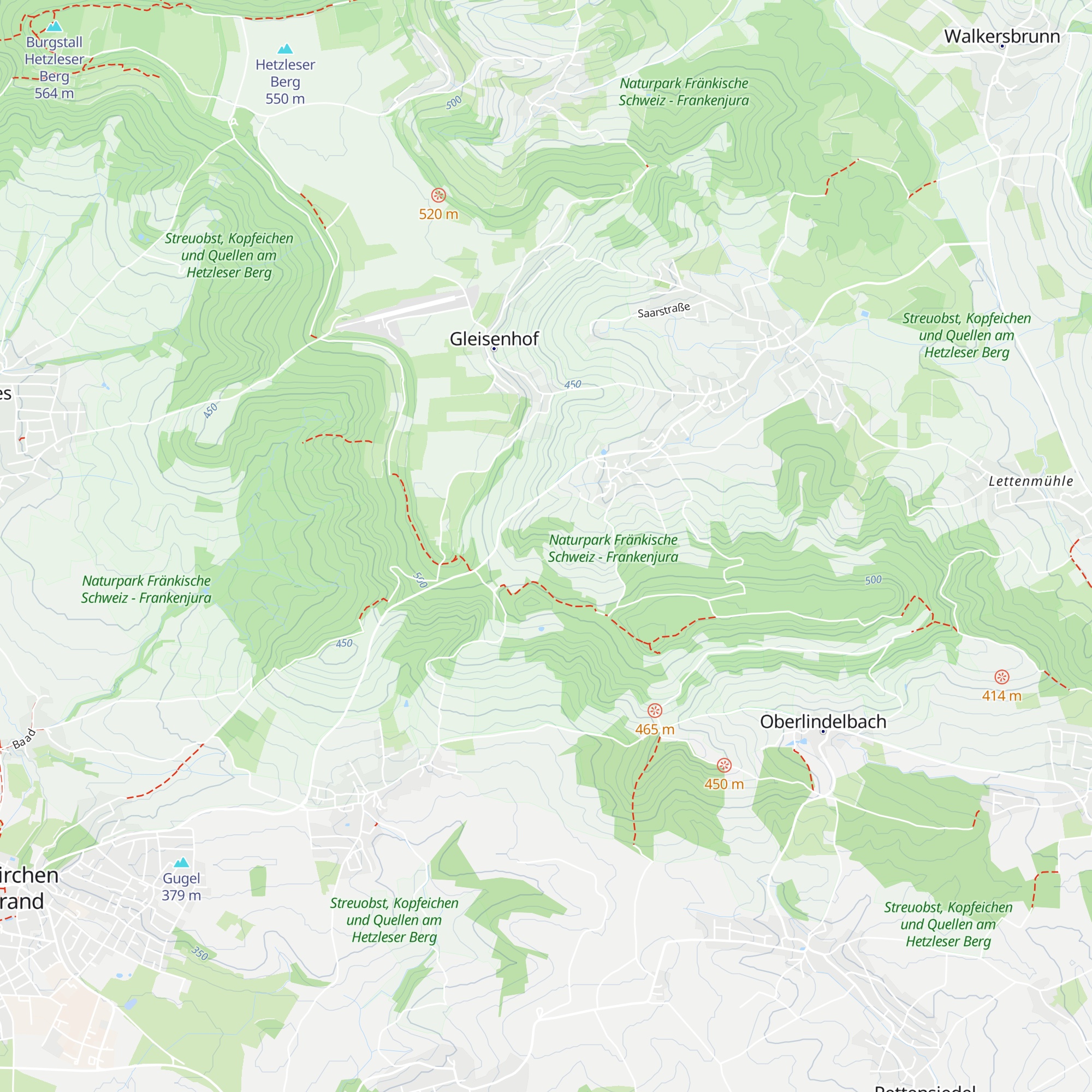 Rödlaserhütte map
