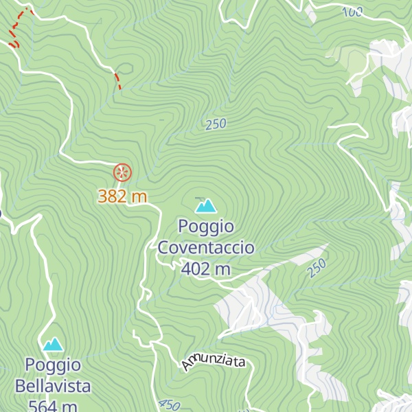 Map of Poggio Coventaccio