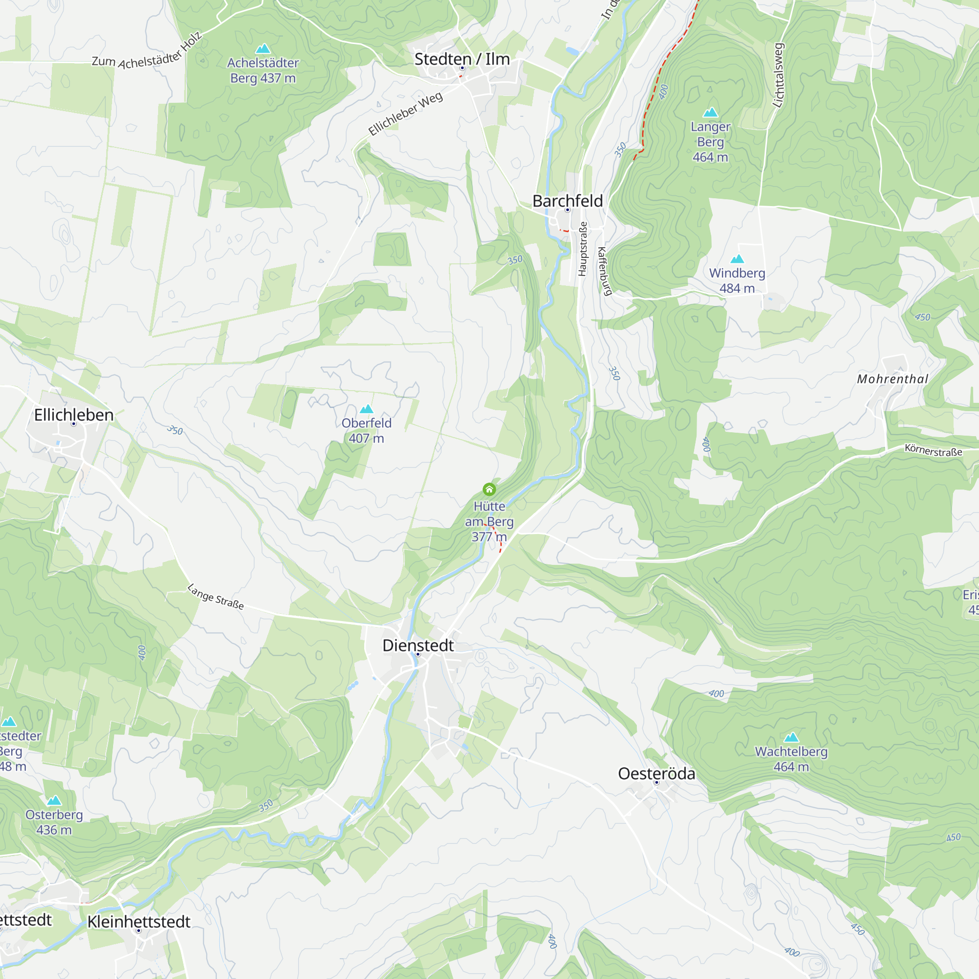 Hütte am Berg map