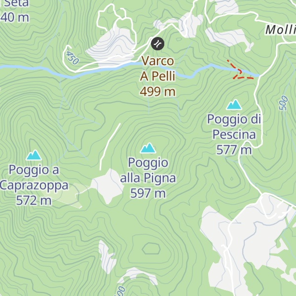 Map of Poggio alla Pigna