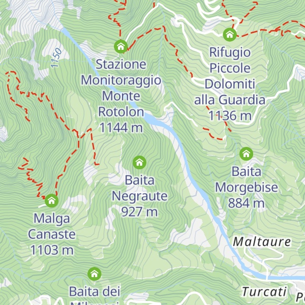 Map of Baita Benetti