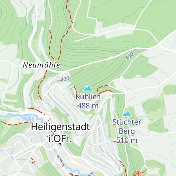 Map of Kühlich