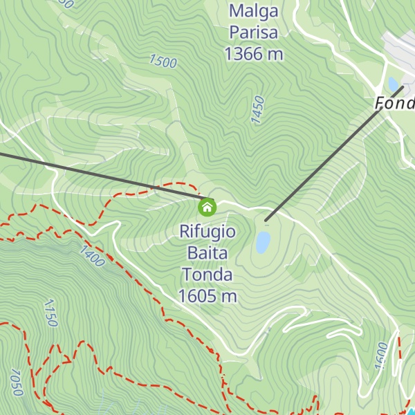 Map of Rifugio Baita Tonda