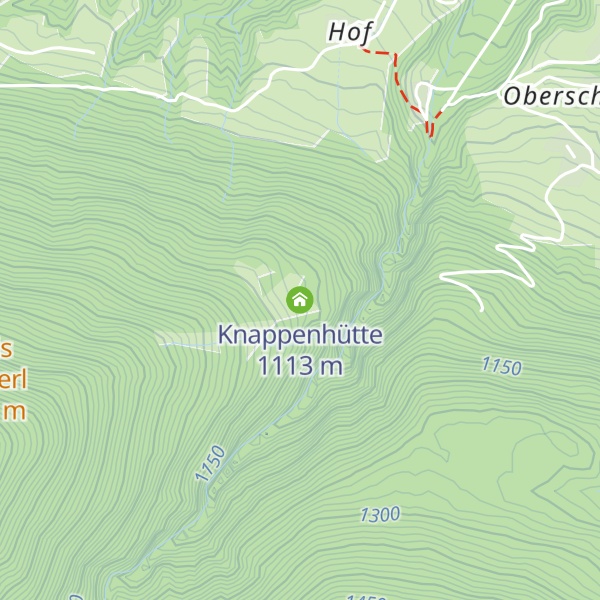 Map of Knappenhütte