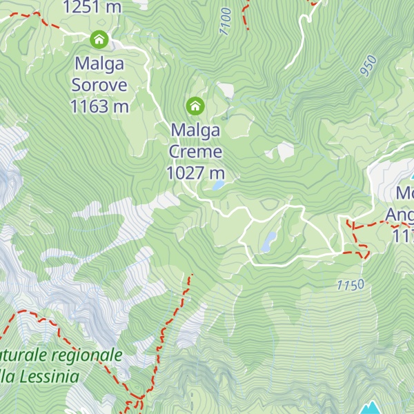 Map of Malga Podeme (Podeme II)