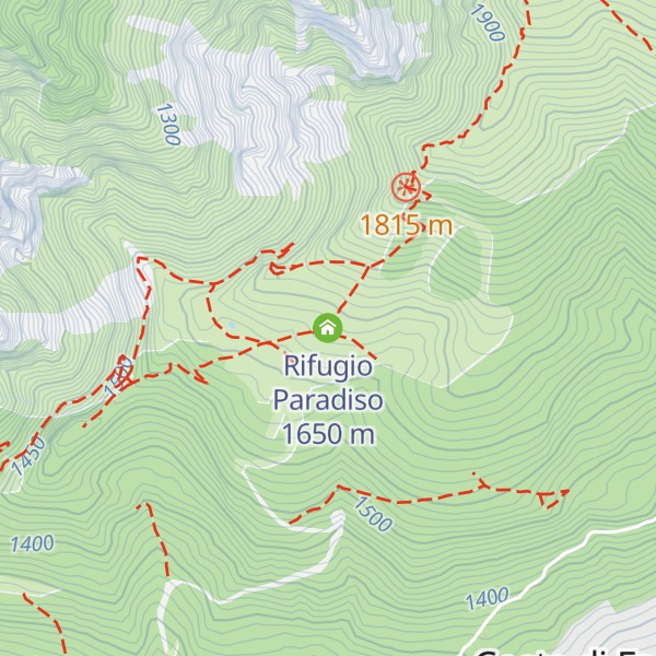 Map of Rifugio Paradiso