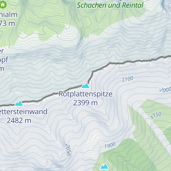 Map of Rotplattenspitze