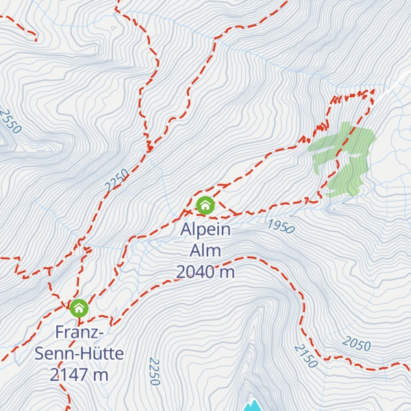 Map of Alpein Alm