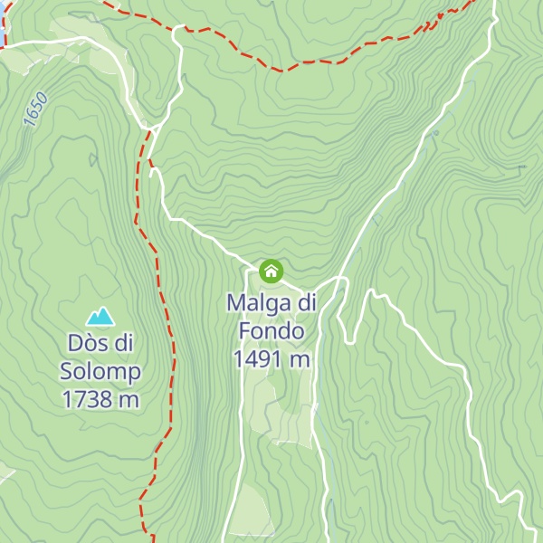 Map of Malga di Fondo