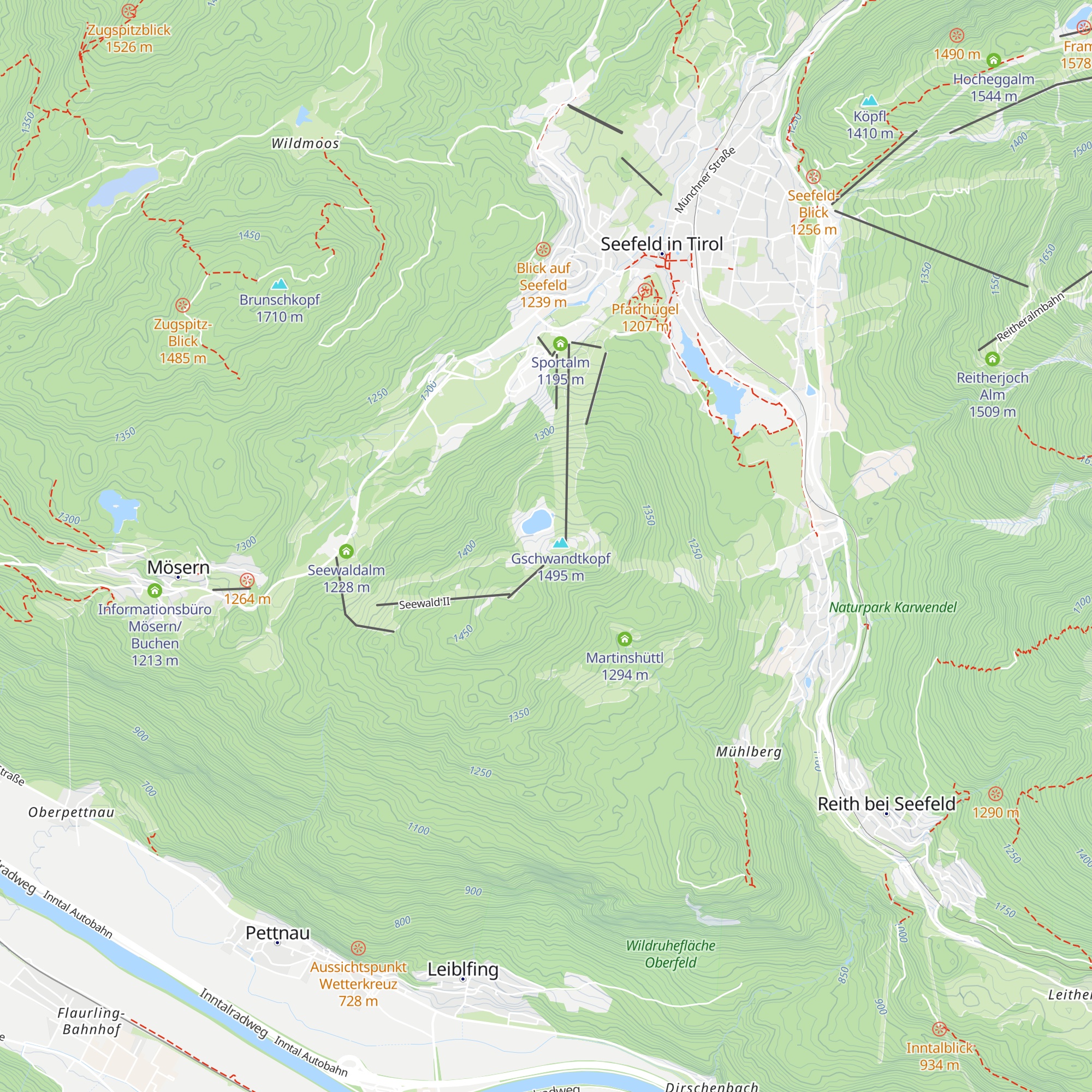 Sonnalm map
