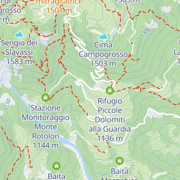 Map of Malga Rao