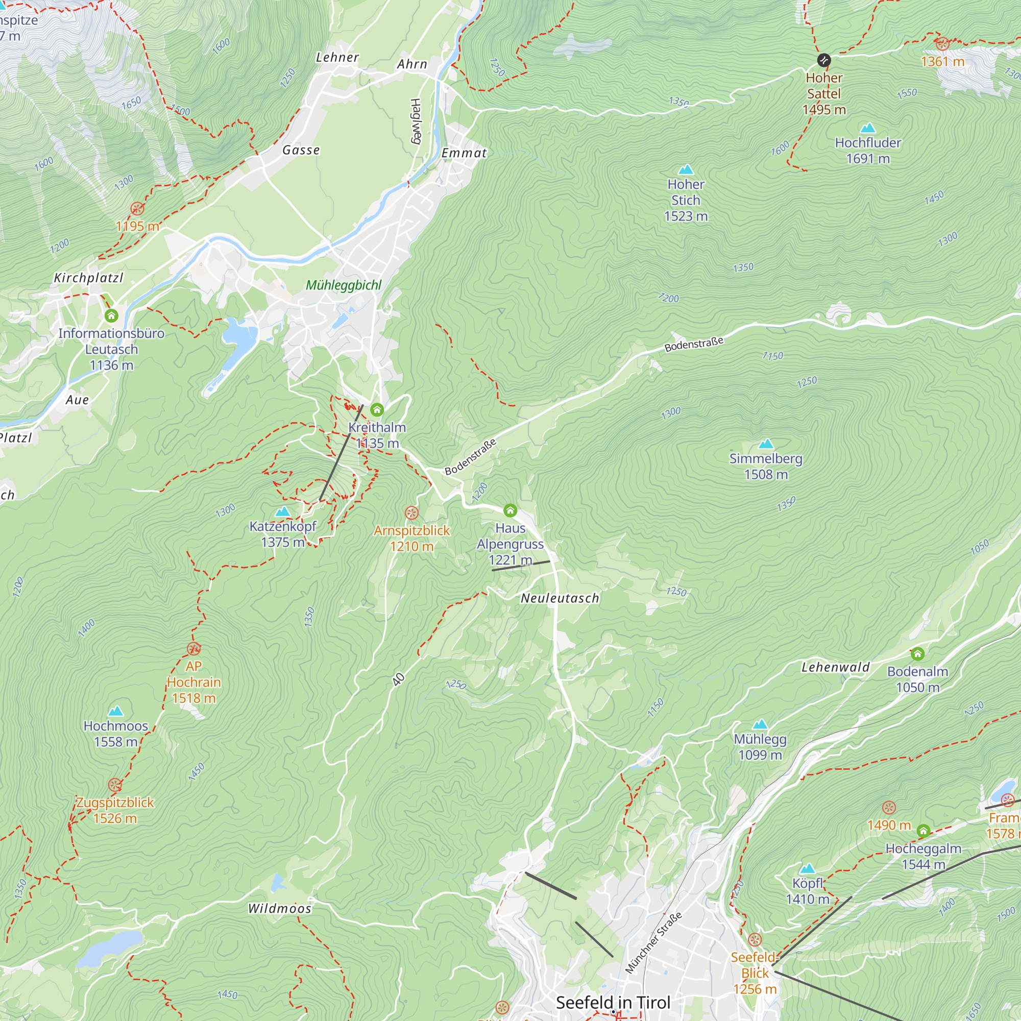 Haus Alpengruss map