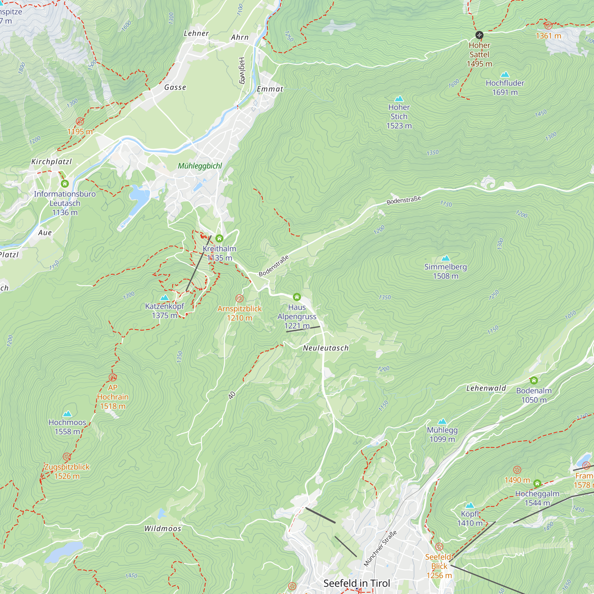 Haus Alpengruss map
