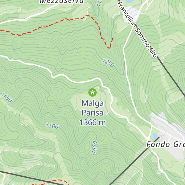 Map of Malga Parisa