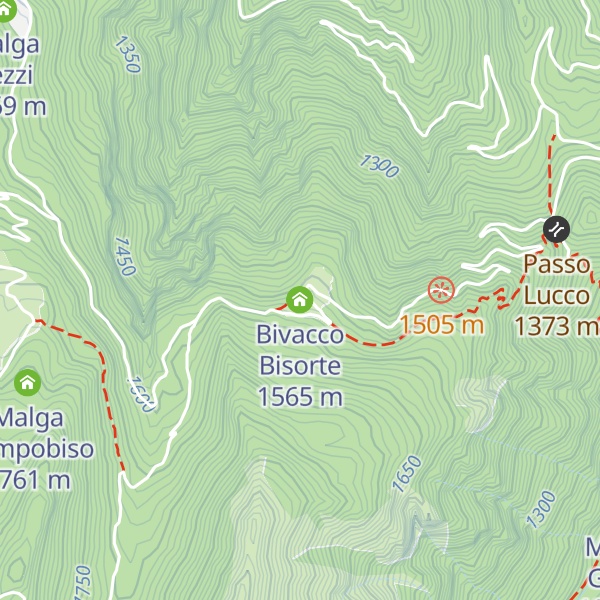Map of Bivacco Bisorte