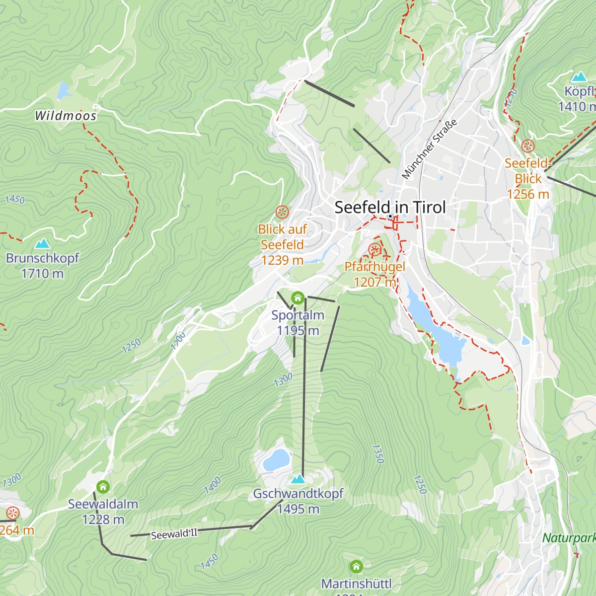 Sportalm map