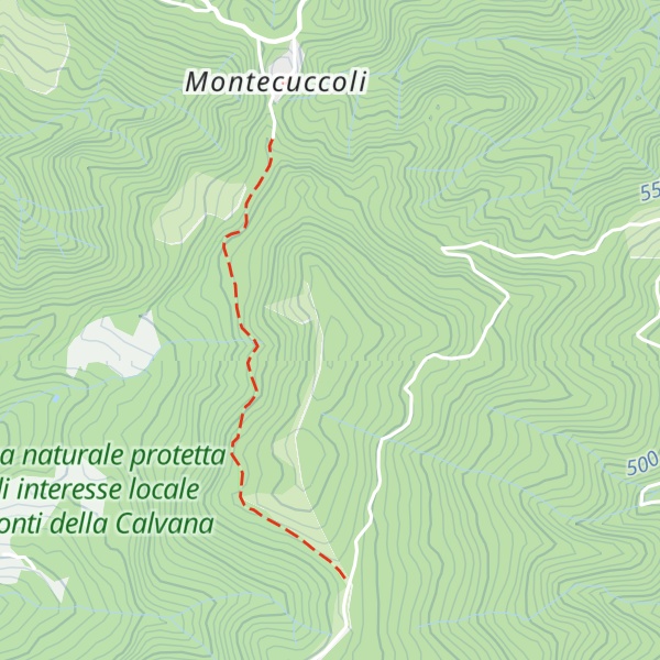 Map of Poggio Montecuccoli